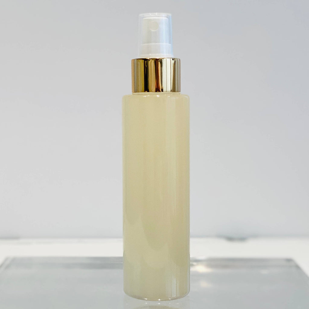 Body Mist Spray | Gold Top | Private Label Custom Scents: Lavender / Frosted glass